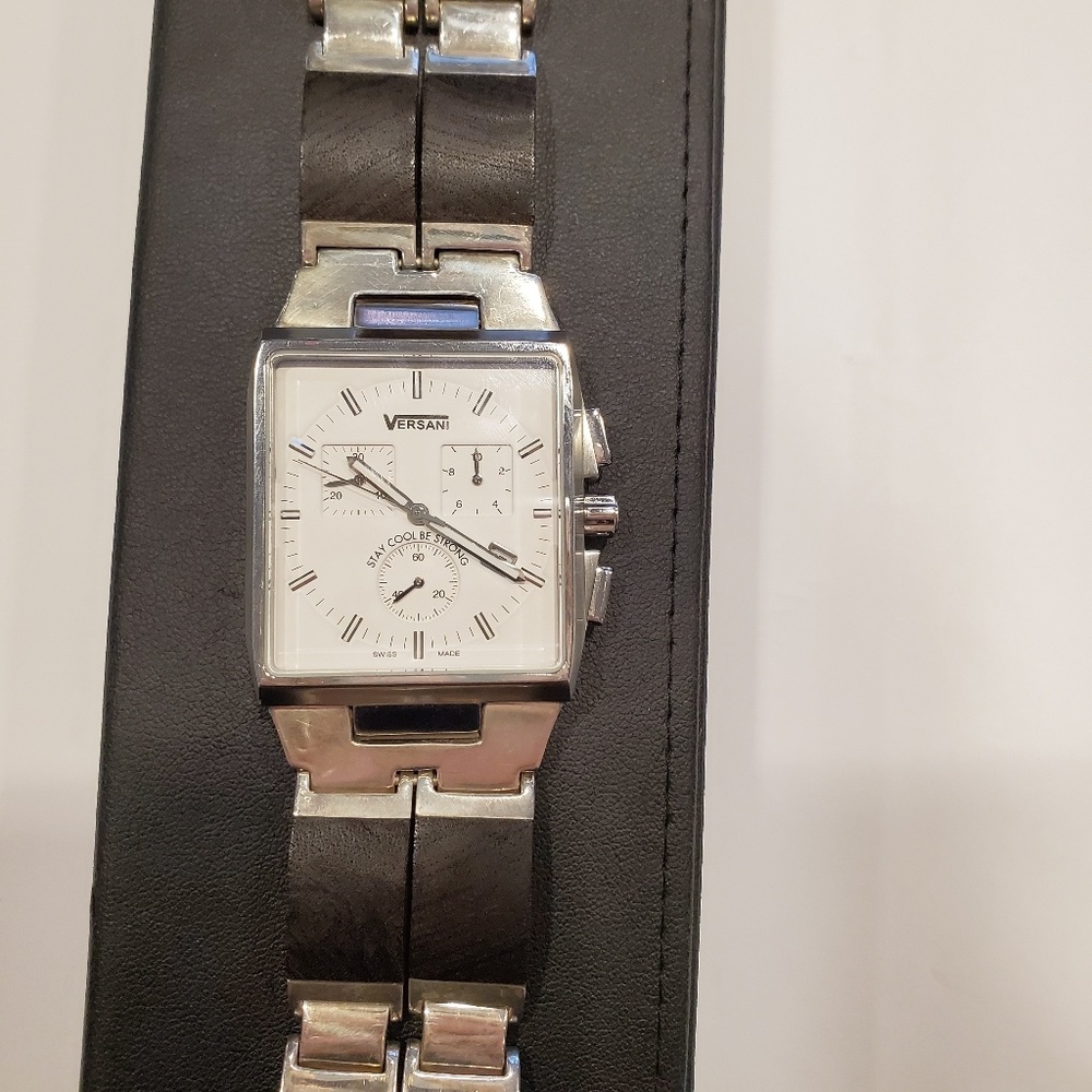 Versani men's watch bocote wood, sterling silver - Picture 2 of 5